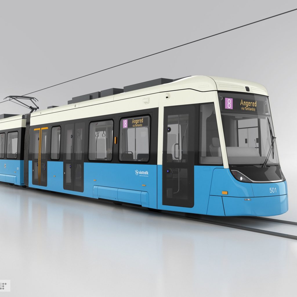 Upravený design tramvaje M33 pro Göteborg. (foto: Bombardier) 