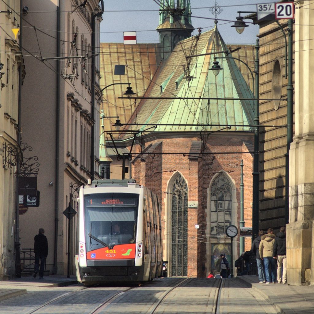 V Krakově byl v roce 2015 testován prototyp vozu Solaris Tramino, jenž je dnes provozován v Poznani. (foto: Solaris Bus & Coach)