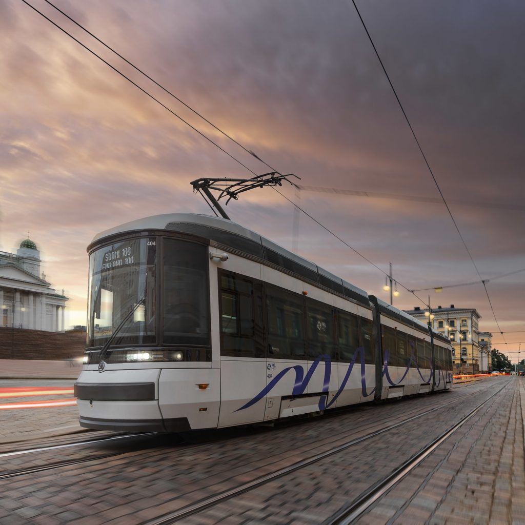 Tramvaj ForCity Smart Artic na propagačním snímku výrobce. (foto: Škoda Transportation)