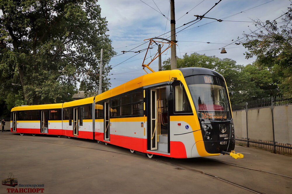 Nová modernizace tramvají T3 ve formě vozu K3R-N “OdisseyMax”. (foto: ПАССАЖИРСКИЙ ТРАНСПОРТ)