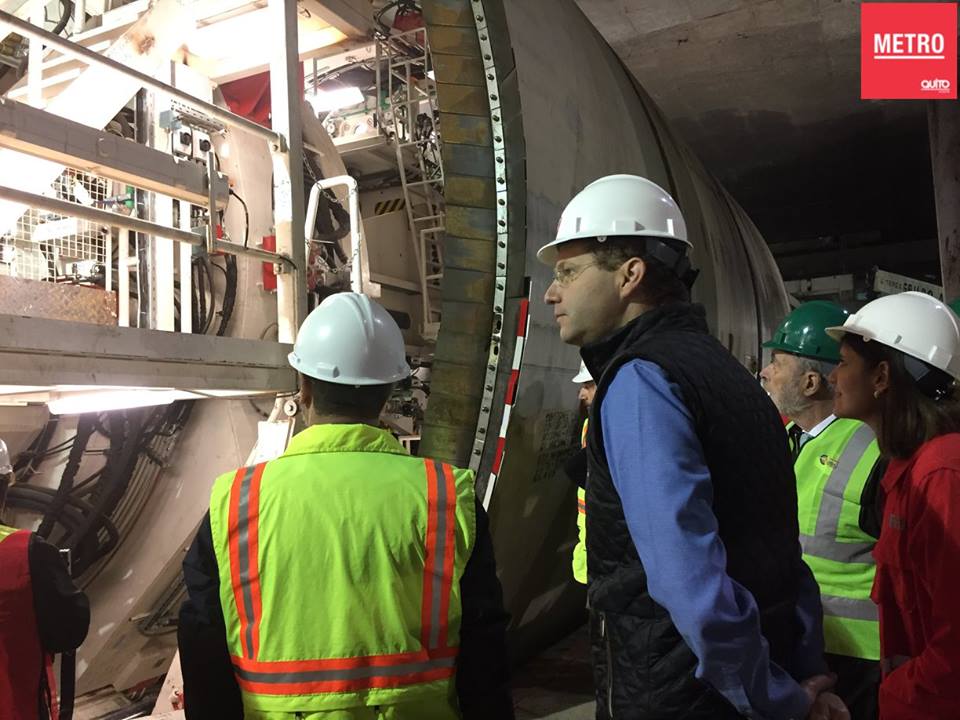 Dne 24. února 2017 se v podzemí Quita nehonili čerti, ale davy hostů, kteří byli pozváni na slavnostní (zatím ještě symbolické) rozběhnutí sestaveného razicího štítu