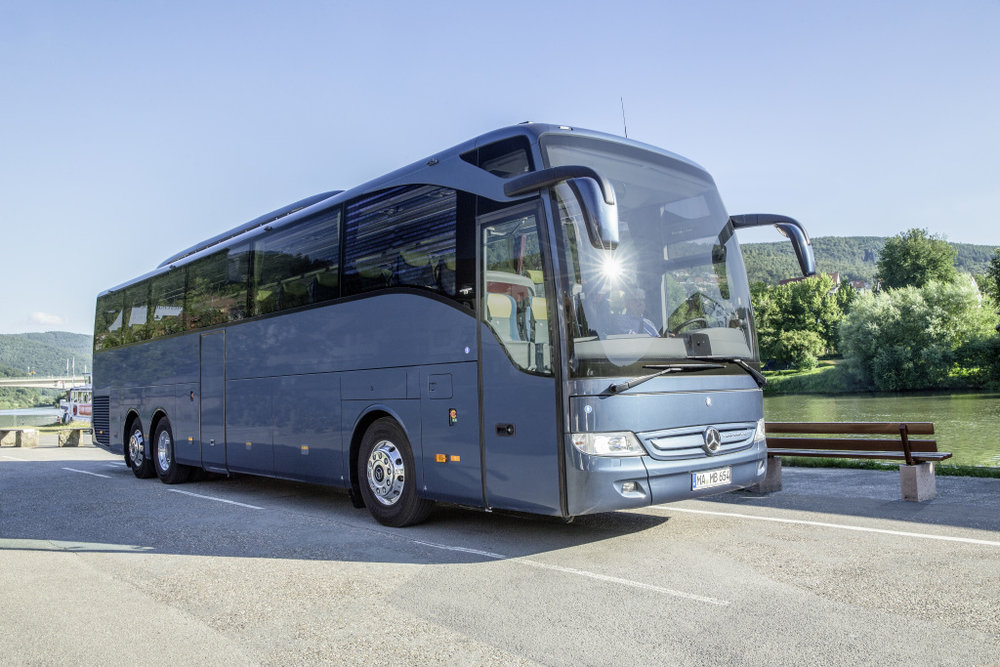 Současné provedení Tourisma (zde ve verzi Tourismo 16 RHD M/3). (foto: EvoBus)