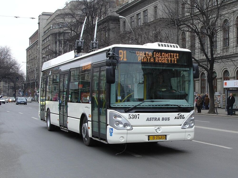 Trolejbus v Bukurešti. (foto: Wikipedia.org)