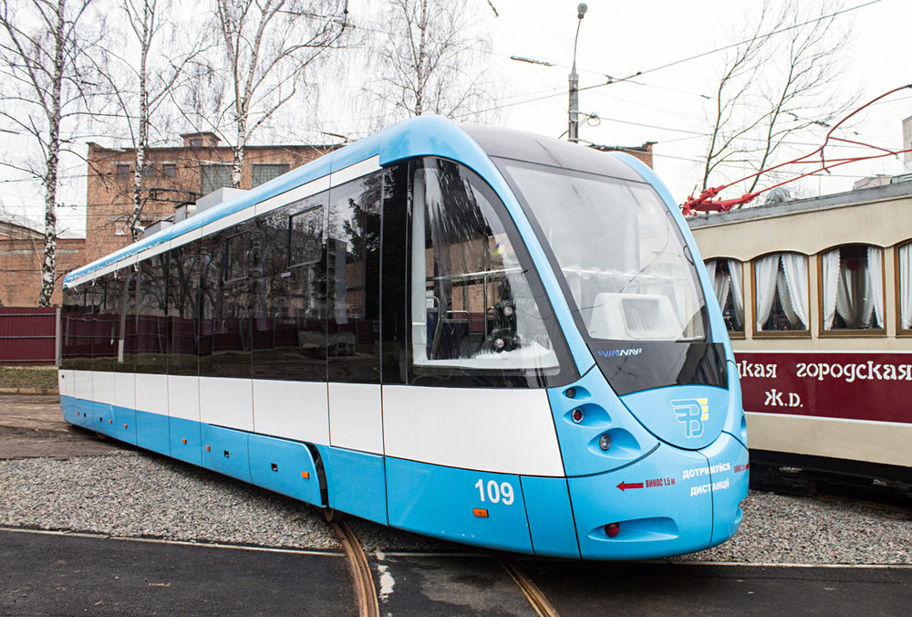 Vůz T4UA «VinWay ev. č. 109 na snímku z téhož dne. (foto: Artur Ulasenko)