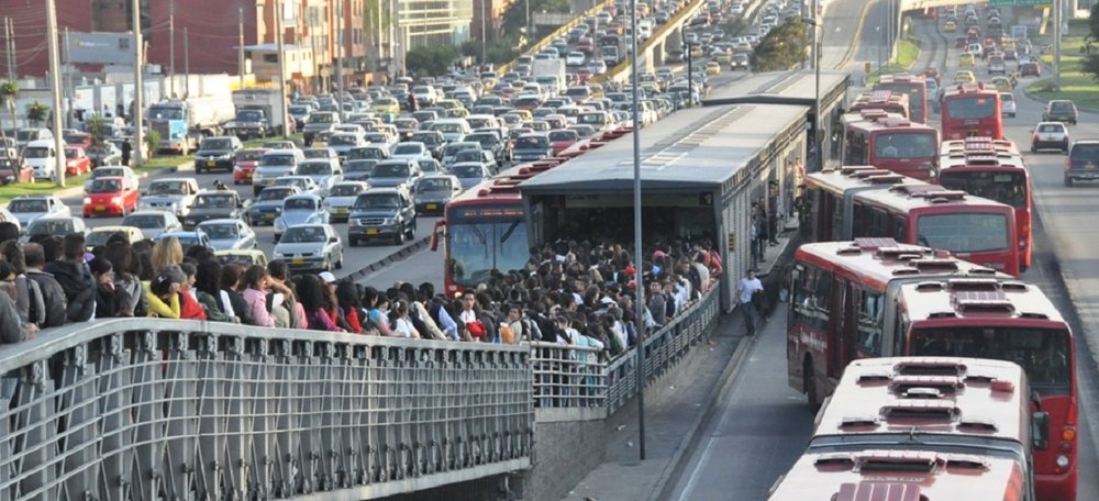 A i takováto může být situace ve špičkách. (foto: El Tiempo)