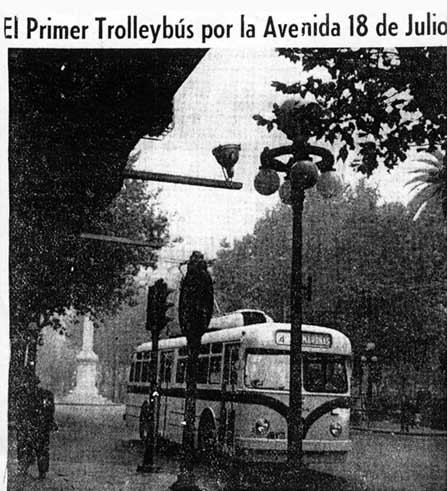 Linka č. 4 jako první okusila třídu 18 de Julio. (zdroj: archiv Marcelo Benoit)