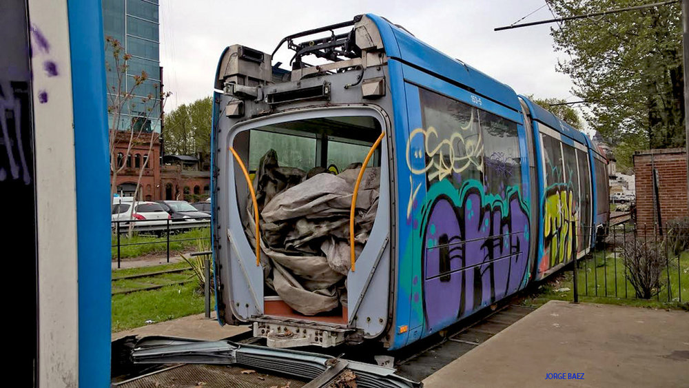 Alstom Citadis 302 se stěhuje. (foto: Jorge Baez)