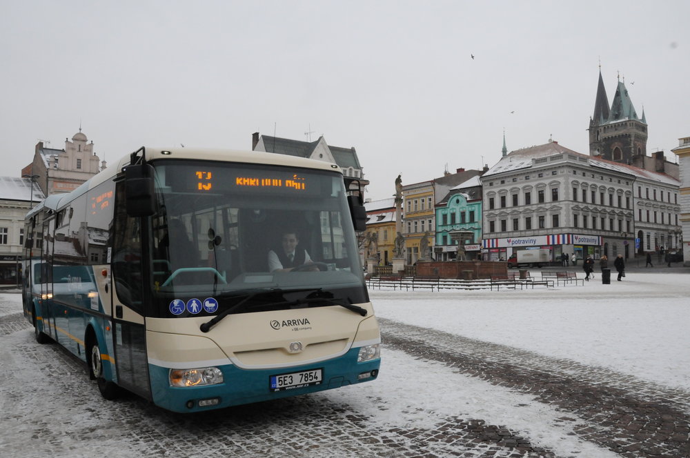 Autobus SOR společnosti Arriva v Kolíně. (foto: Městský úřad Kolín)