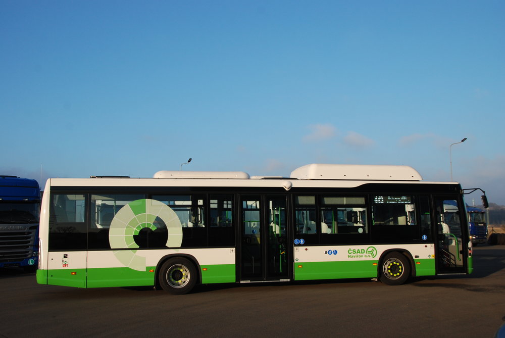 Boční pohled na vůz Scania Citywide LE pro ČSAD Havířov. (foto: Libor Hinčica)