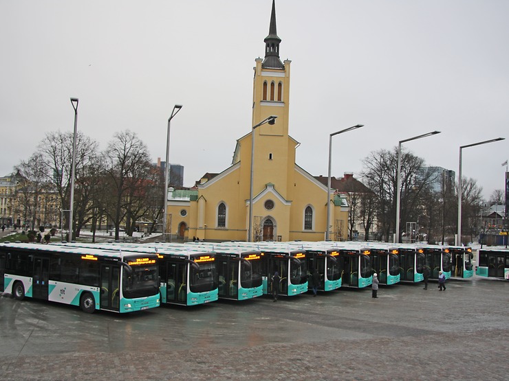 Tallinn již pořídil v průběhu pěti let 145 autobusů MAN. V roce 2017 se k nim přidá dalších 30 vozů. (foto: MAN Truck & Bus)