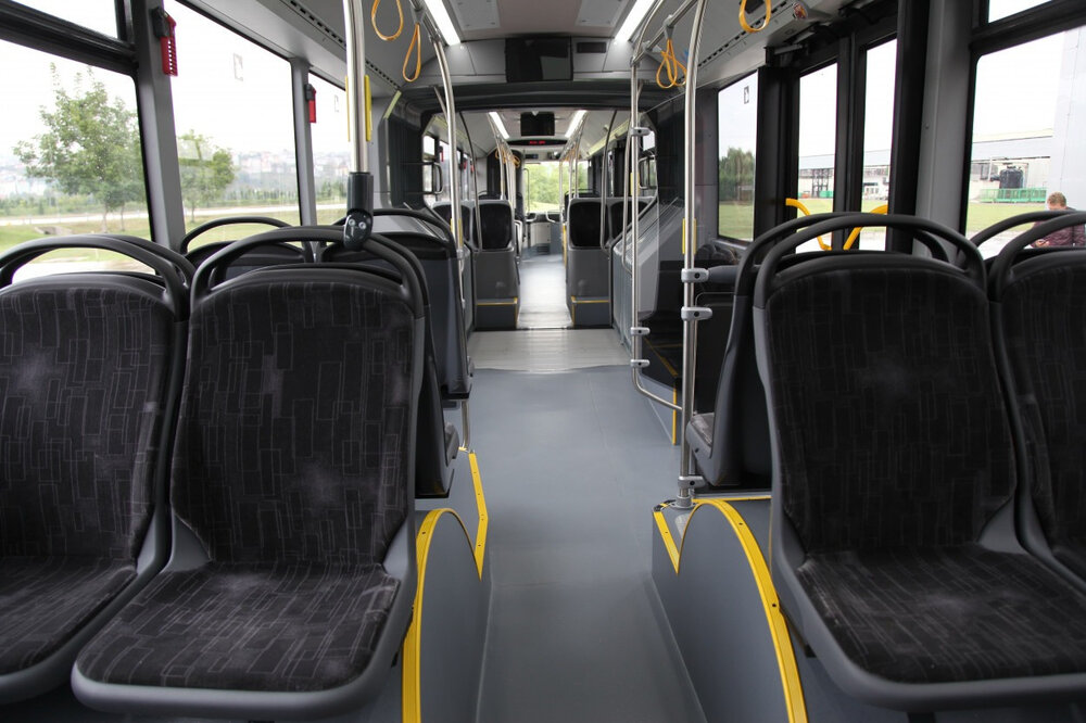 Pohled do interiéru kloubového vozu KENT C. (foto: Otokar)