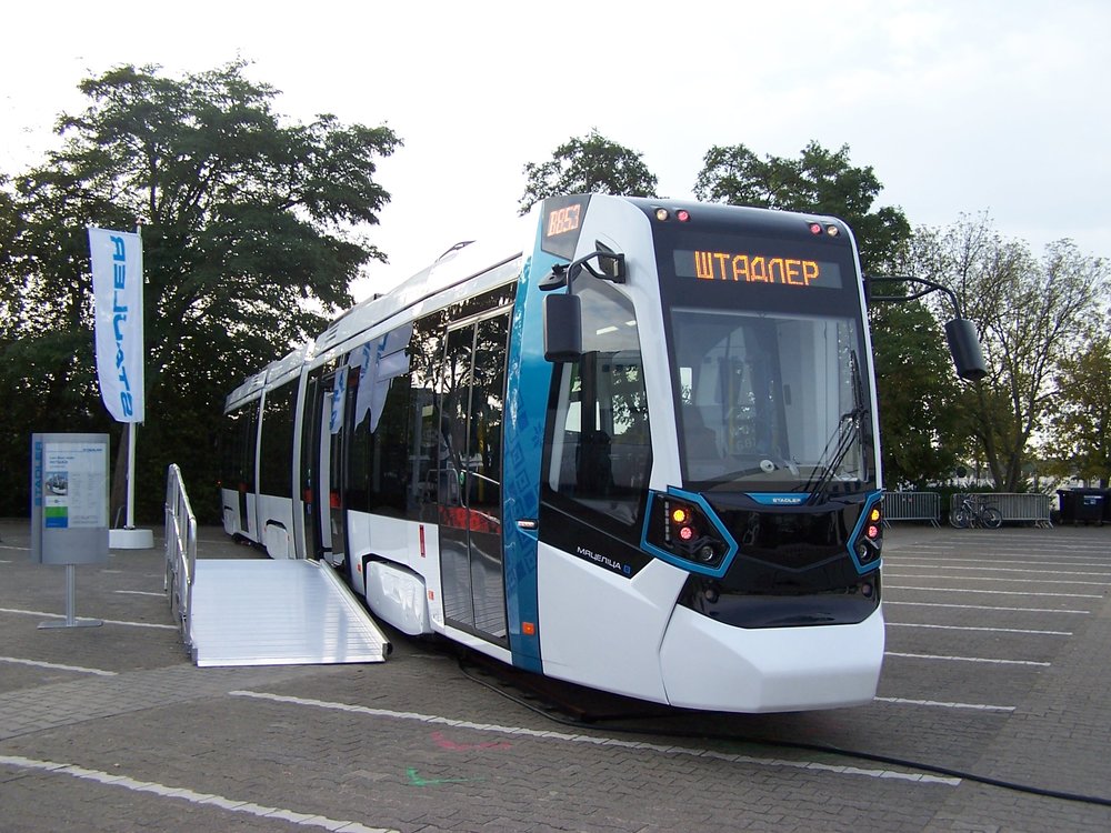 Nové tramvaje do Ostravy by měl dodat běloruský závod Stadleru. (zdroj: Wikipeida.org)