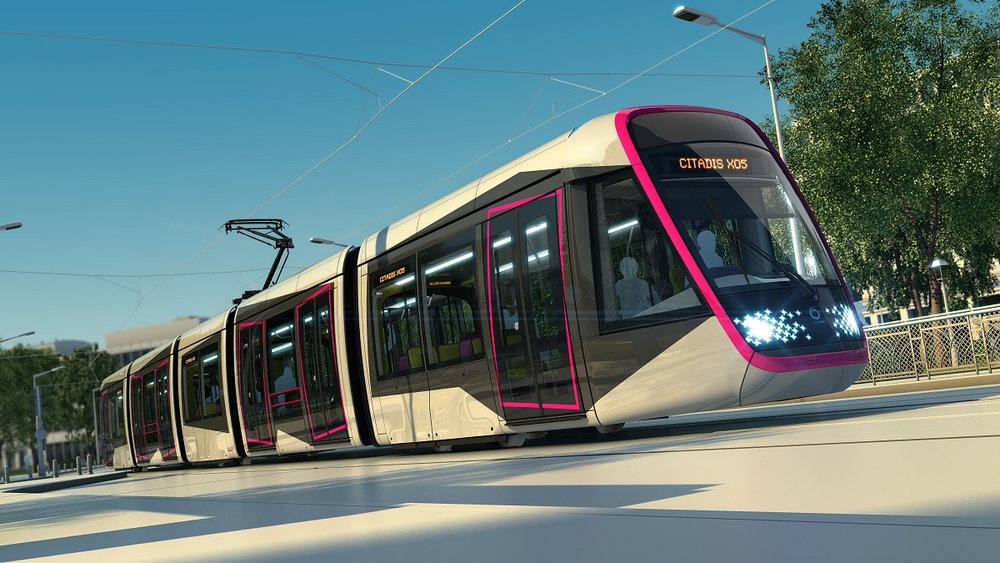 Vizualizace tramvaje Citadis X05. (zdroj: Alstom)