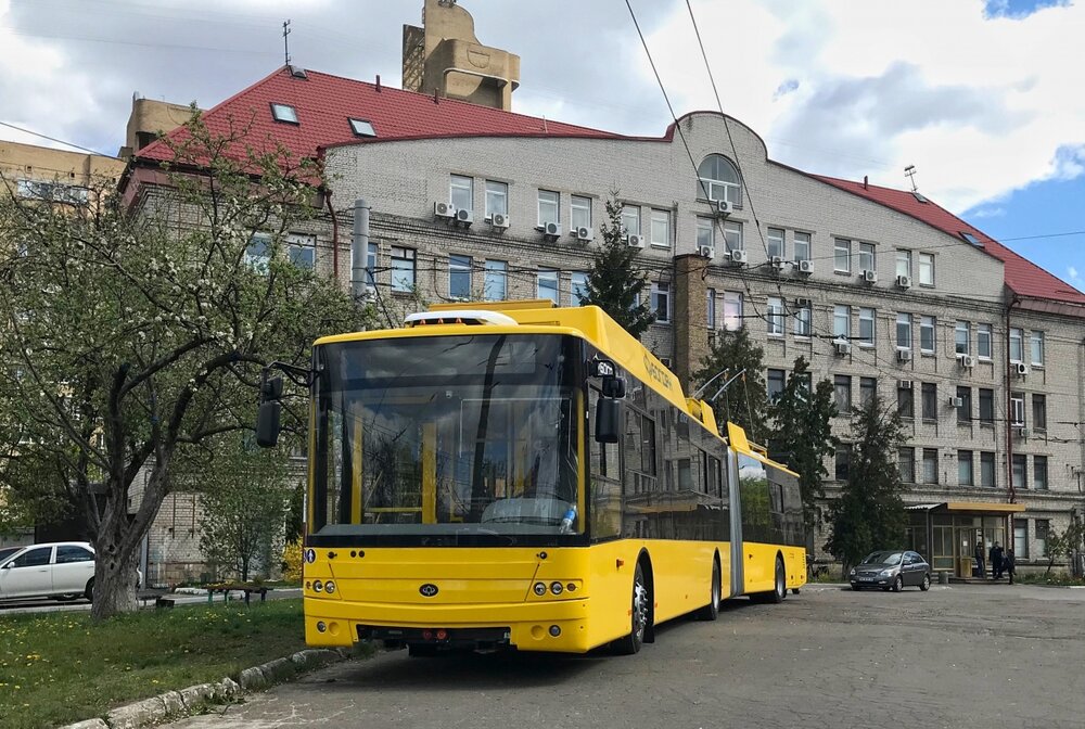 Další trolejbus na snímku z 27. dubna 2020. (foto: Valerij Mokranskij)