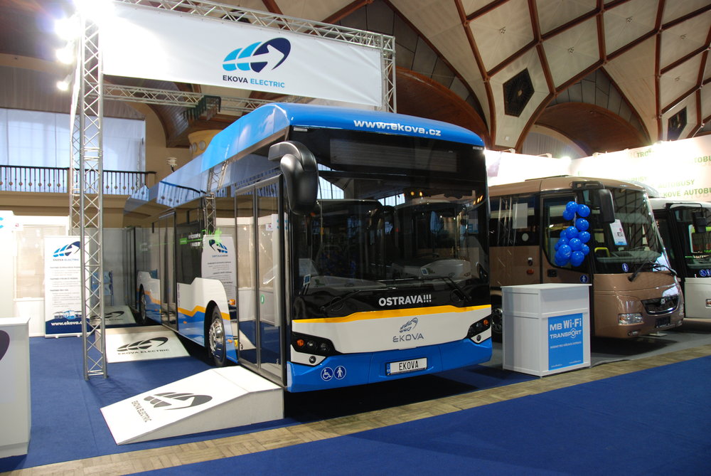 CZECHBUS přinesl i tuzemskou premiéru jednoho z provedení elektrobusu Electron od Ekovy Electric. (foto: Libor Hinčica)