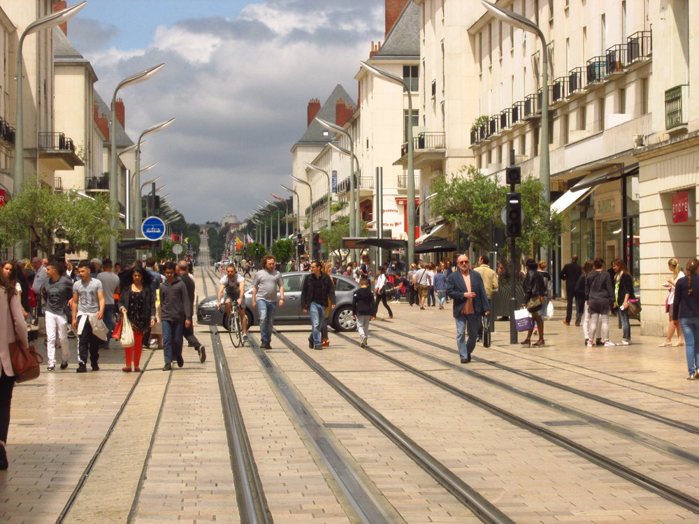 Ulice Rue Nationale v centru Tours. (foto: Ing. Filip Jiřík)