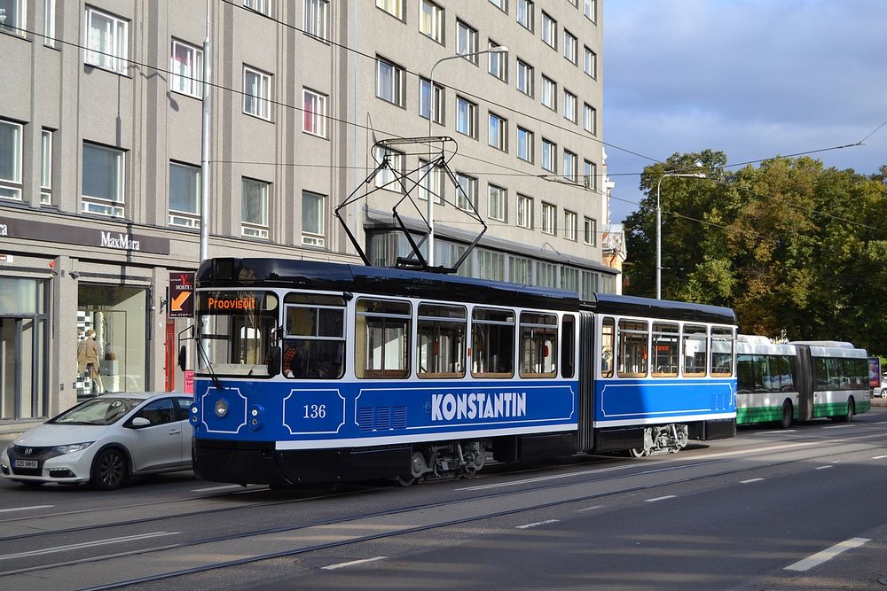 Vůz KT4TMR vznikl modernizací původního vozu KT4D ev. č. 136, který se do Estonska dostal jako ojetý z Cottbusu. (foto: Heini-Sten Poidjutsenko)