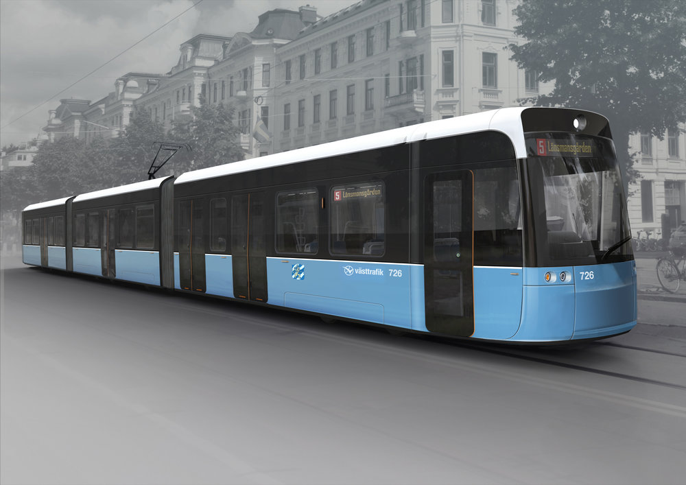 Nové tramvaje typu M33 pro Göteborg. (foto: Bombardier)