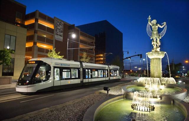 V Kansas City slouží dnes 4 tramvaje CAF Urbos 3. (zdroj: www.kansascity.com)