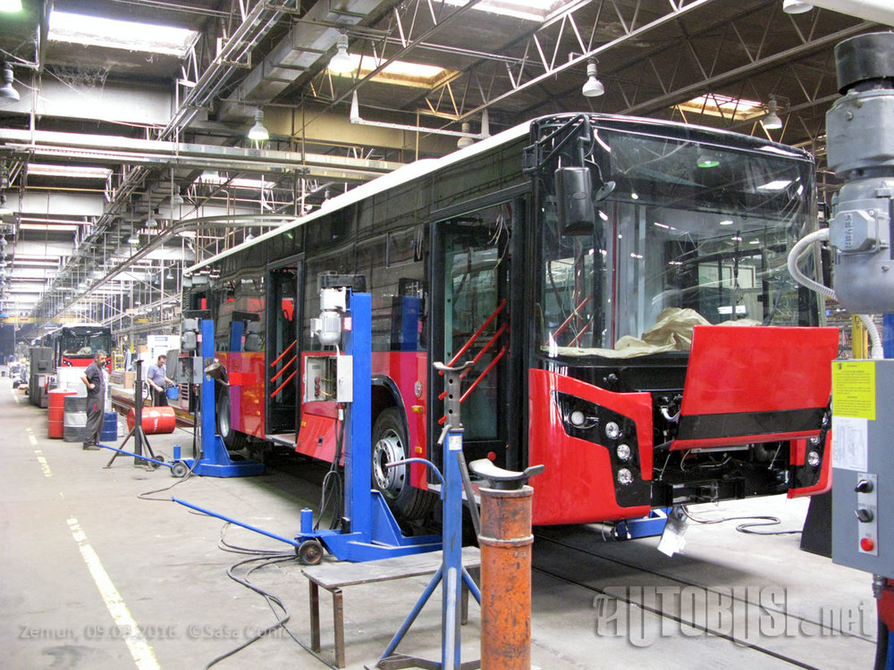 Výroba nových autobusů pro Bělehrad. (foto: Autobusi.net)