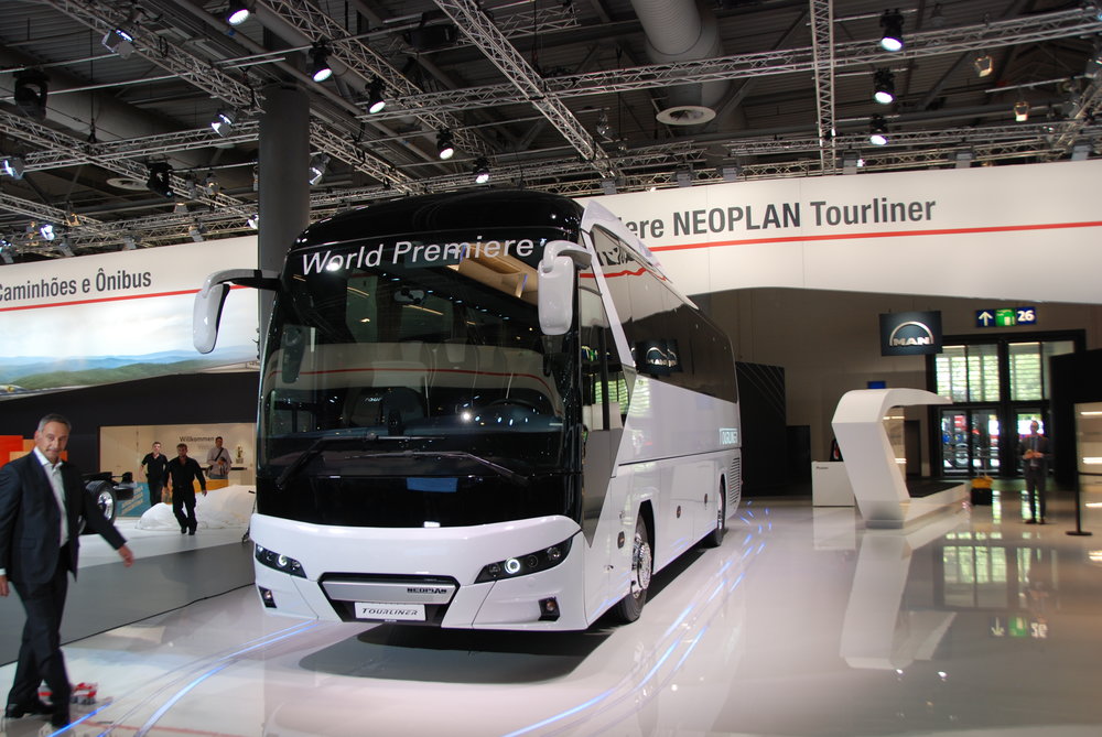 Neoplan Tourliner měl na veletrhu světovou premiéru. (foto: Libor Hinčica)