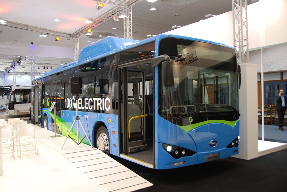 BYD K9 z Číny na veletrhu IAA. Společnost vystoupila s poměrně ambiciózním projevem. (foto: Libor Hinčica)
