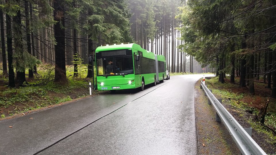 Článkový elektrobus Electron pro Švédsko. (zdroj: facebook společnosti EKOVA ELECTRIC)