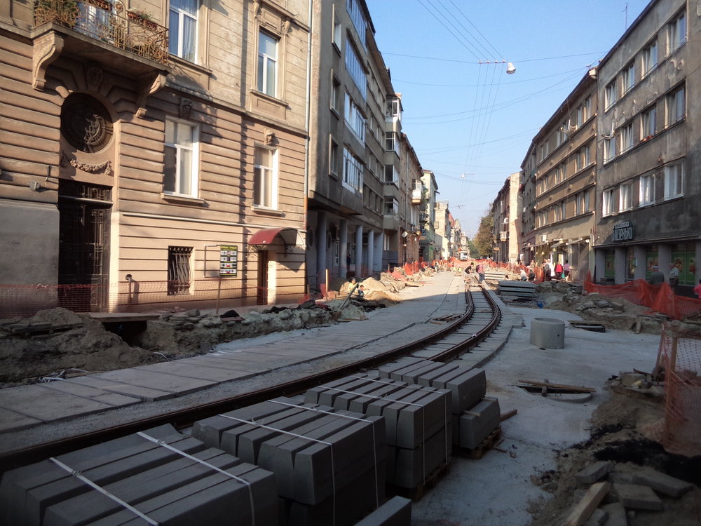 Ulice Kyivs 'ka ještě jednou. 