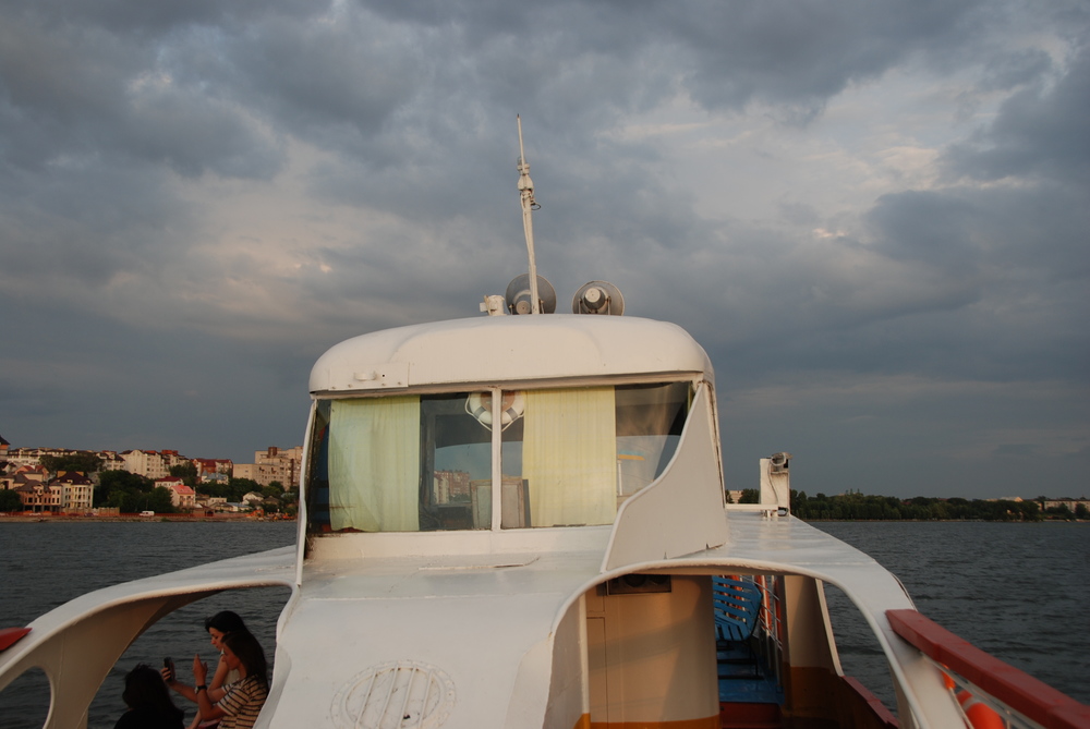 Původní přední čelo naopak směřuje k zádi lodi. (foto: Libor Hinčica)