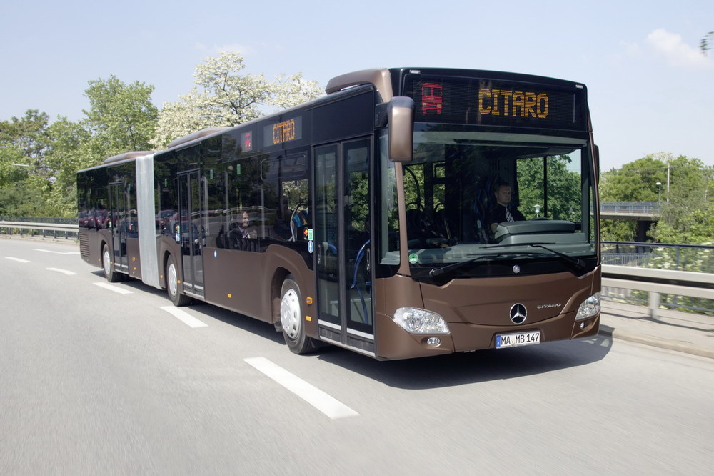 Vzhled aktuální generace Citara. Článkový trolejbus měl být stavěn na platformě první generace a měl být v základní verzi čtyřdveřový. (foto: EvoBus)