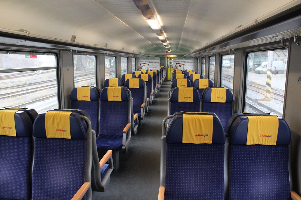 Třída Low cost v RegioJetu. Pro cestující s ODISkou je vyhrazeno 40 míst. (foto: RegioJet)