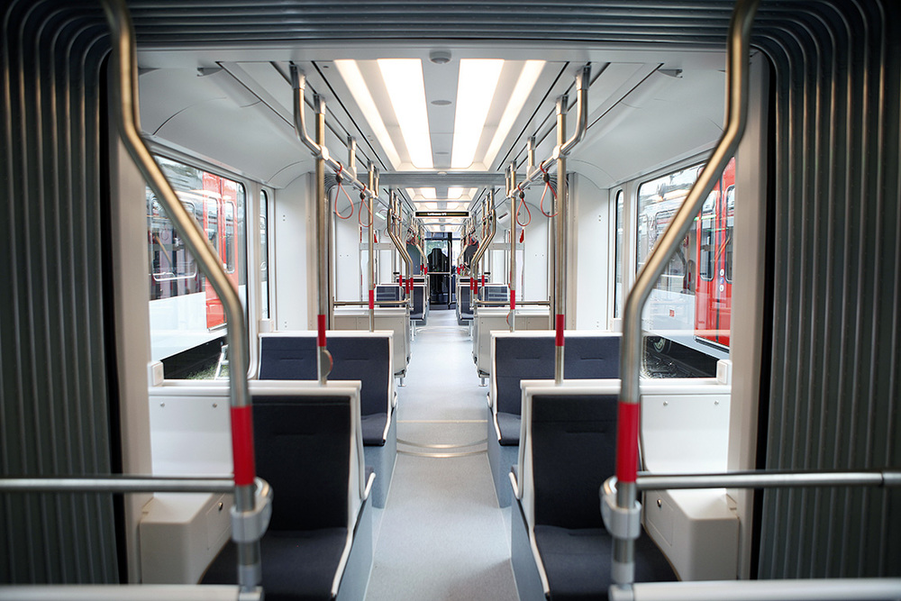 Interiér tramvaje Variobahn pro Aarhus. (foto: Stadler)