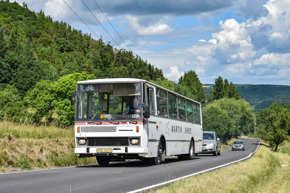 Karosa B 732 dopravce Martin Uher na lince Cyklobusu. (foto: Honza Tran)