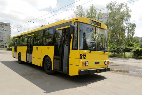 Pohled na modernizovaný trolejbus Škoda 14 Tr02/06. (zdroj a foto: www.zaxid.net)