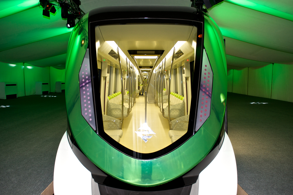 Netradiční designové řešení čela vozu metra od Alstomu pro saúdskoarabský Rijád. (foto: Alstom)