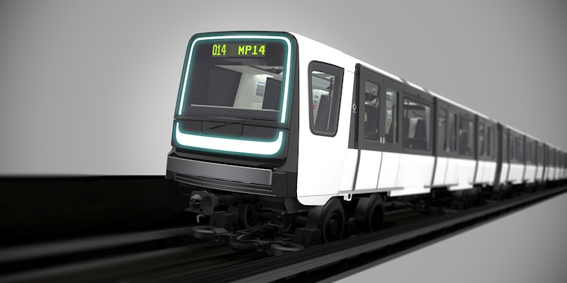 Nové soupravy MP14 pro pařížské metro. (zdroj: Alstom)