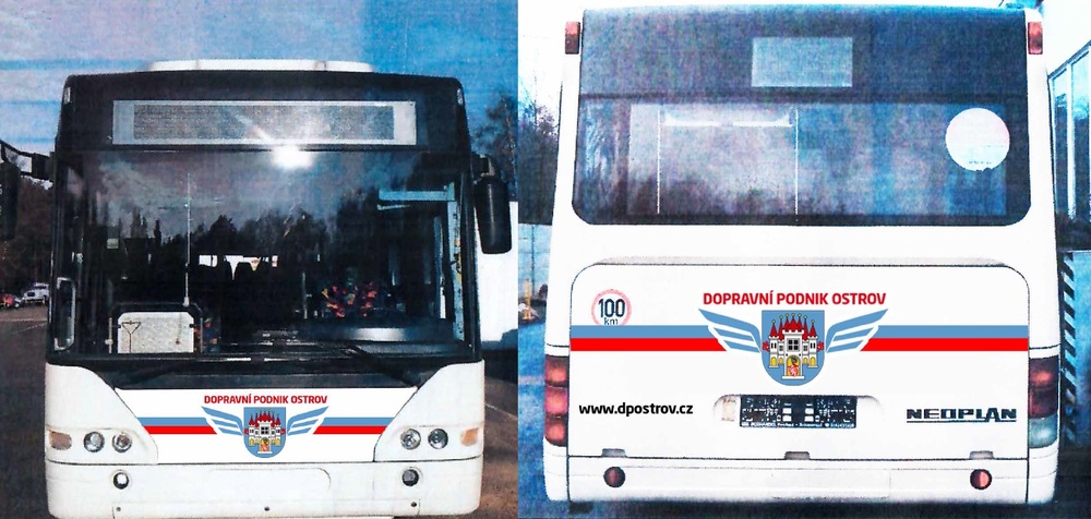 Autobus Neoplan Cityliner s pohonem na CNG na fotografiích města. (zdroj: www.ostrov.cz)