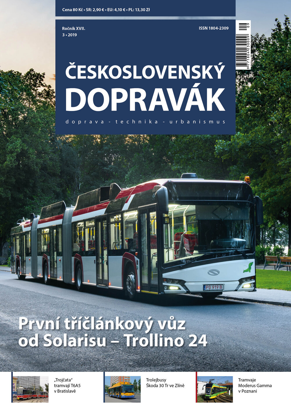 Titulní strana časopisu 3/2019. Obsah naleznete pod tímto odkazem. (foto: ČS Dopravák)