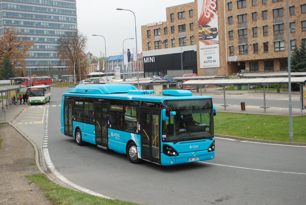 Autobus Citelis dopravce Arriva pro MHD v Přerově po změně laku. (foto: Libor Hinčica)