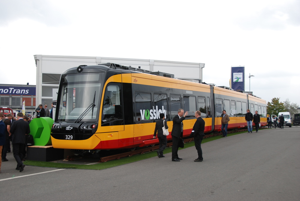 Vlakotramvaj Citylinkk NET 2012 na veletrhu InnoTrans 2014. (foto: Libor Hinčica)