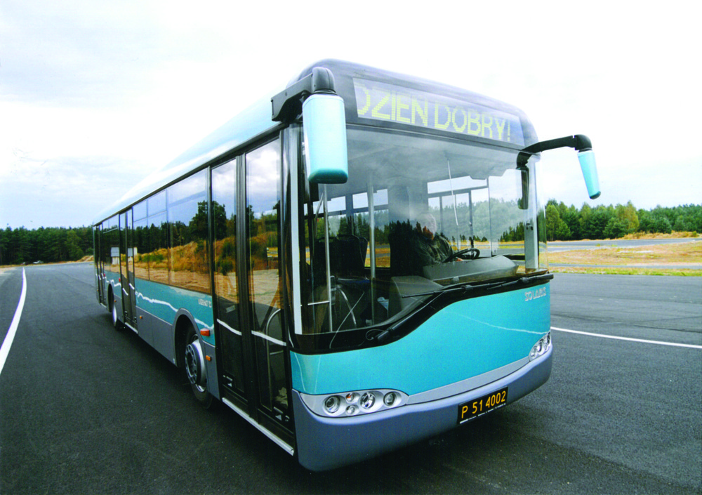 Jeden z prvních vyrobených vozů Solaris Urbino z roku 1999. (zdroj: Solaris Bus & Coach)