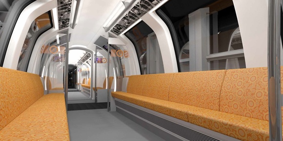 Pohled do interiéru nových jednotek, které by měly být dodávány od roku 2020. (zdroj: Stadler)