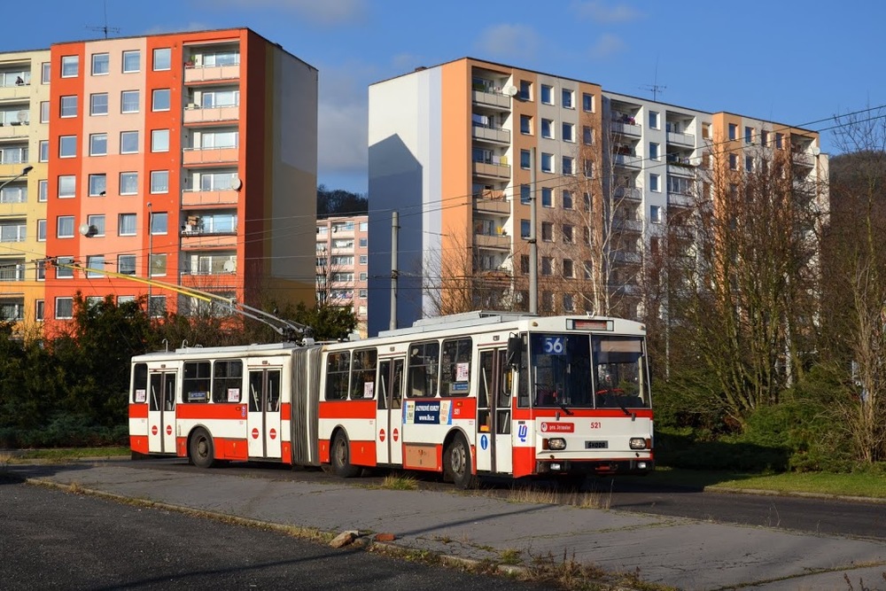 Jen dva vozy Škoda 15 Tr02/6 z nejstarší dodávky pro Ústí nad Labem se dožily roku 2016. Šlo o vozy ev. č. 521 a 524. (foto: Martin Čepický)