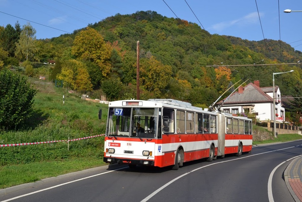 Trolejbus ev. č. 516 čeká likvidace. (foto: Martin Čepický)