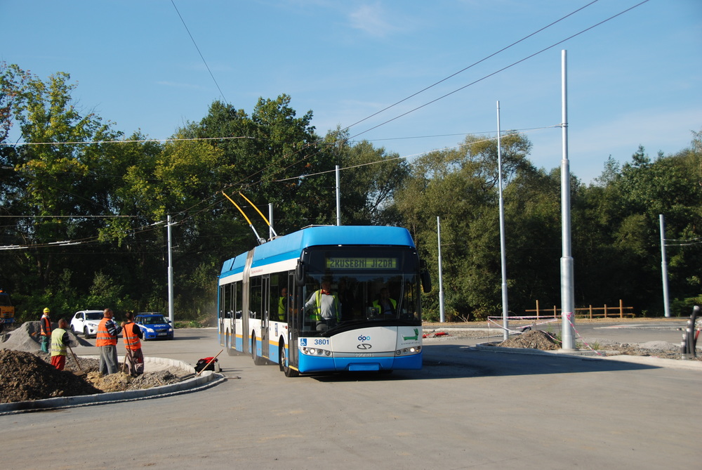 První zkušební jízda na terminál Hranečník dne 22. 9. 2015. (foto: Libor Hinčica)