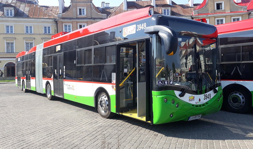 Jeden z článkových trolejbusů Ursus CS18LFT dodaný v roce 2018 do Lublinu. (foto: Ursus Bus)
