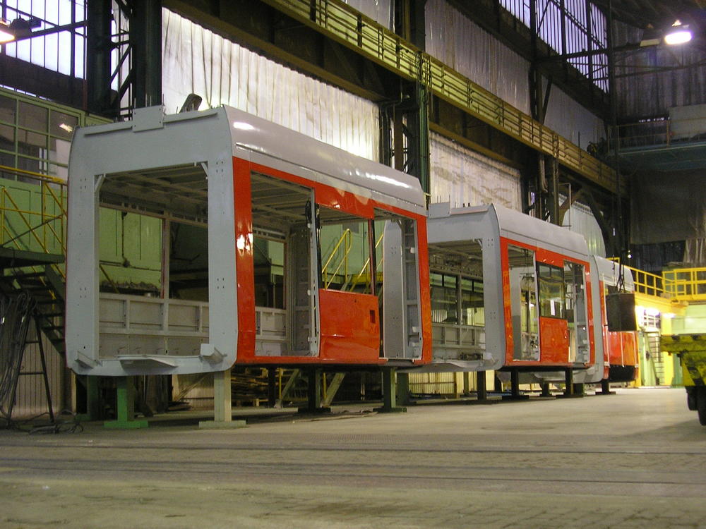 Budoucí vůz ev. č. 9119 v areálu plzeňské Škodovky. (foto: Ing. Filip Jiřík)