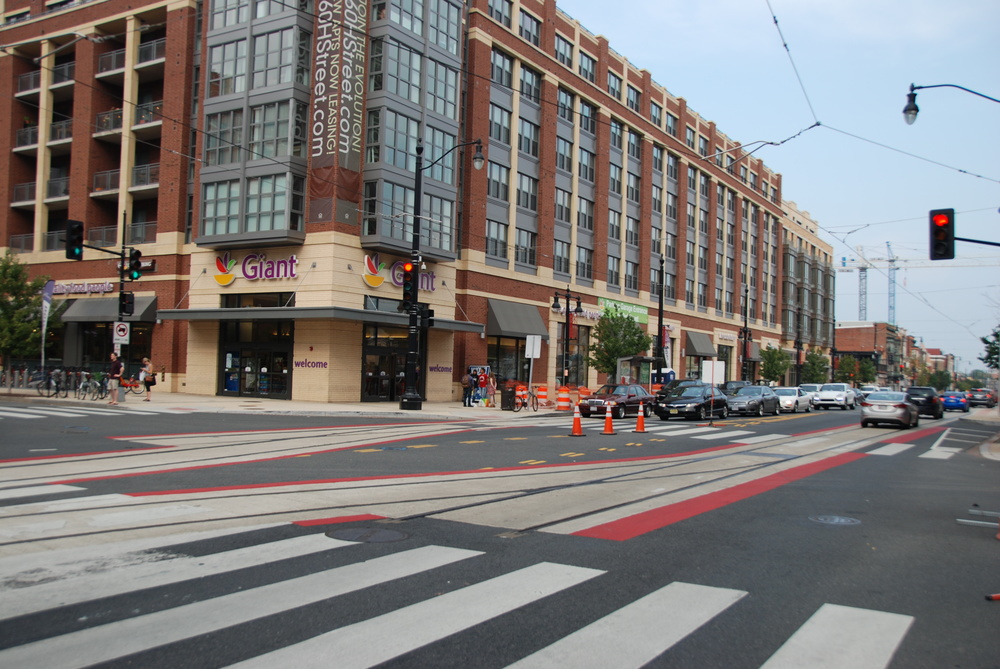 Příprava pro pokračování tratě u washingtonského nádraží. (foto: Libor Hinčica)