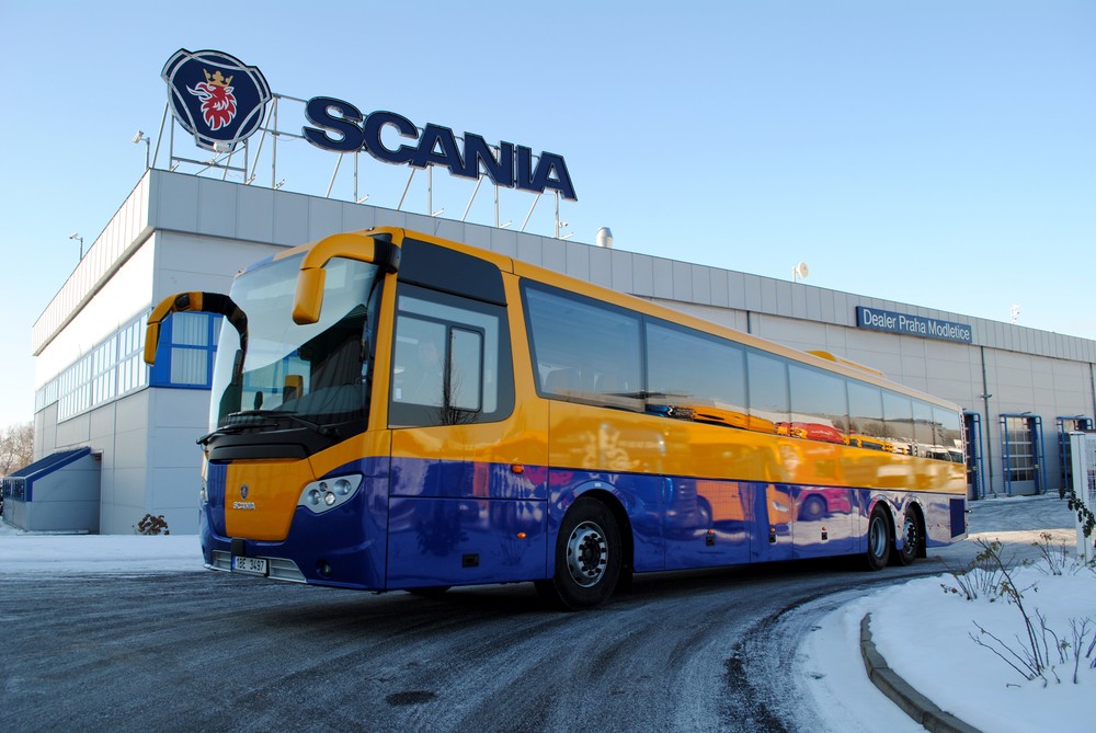 Nová Scania OmniExpress společnosti BORS Břeclav. (foto Scania)