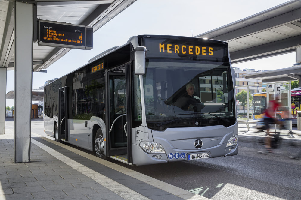 Mercedes-Benz Citaro hybrid na ilustračním snímku výrobce. (foto: Daimler Buses)